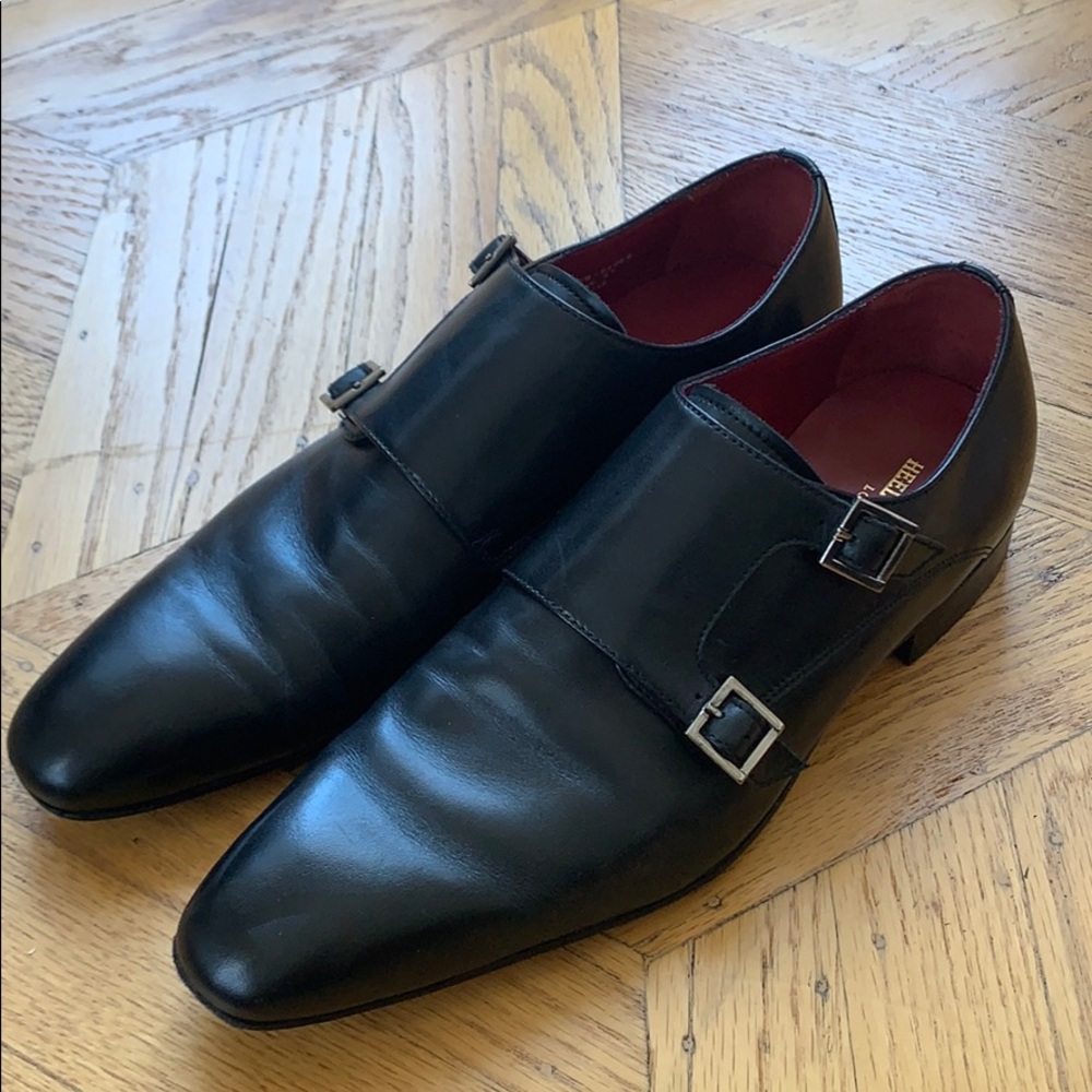Gorgeous Black Leather Monkstrap shoes!
